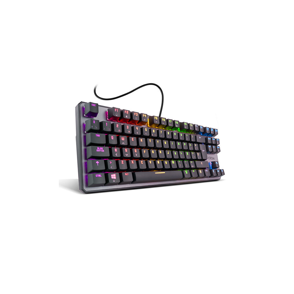 Krom Kernel Tkl Rgb Pt Teclado Mec Nico Gaming